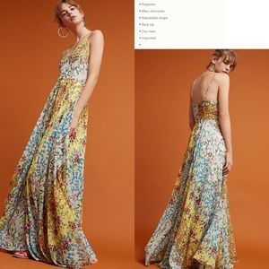 Anthro Gardensong Maxi by Yumi Kim, L, EUC